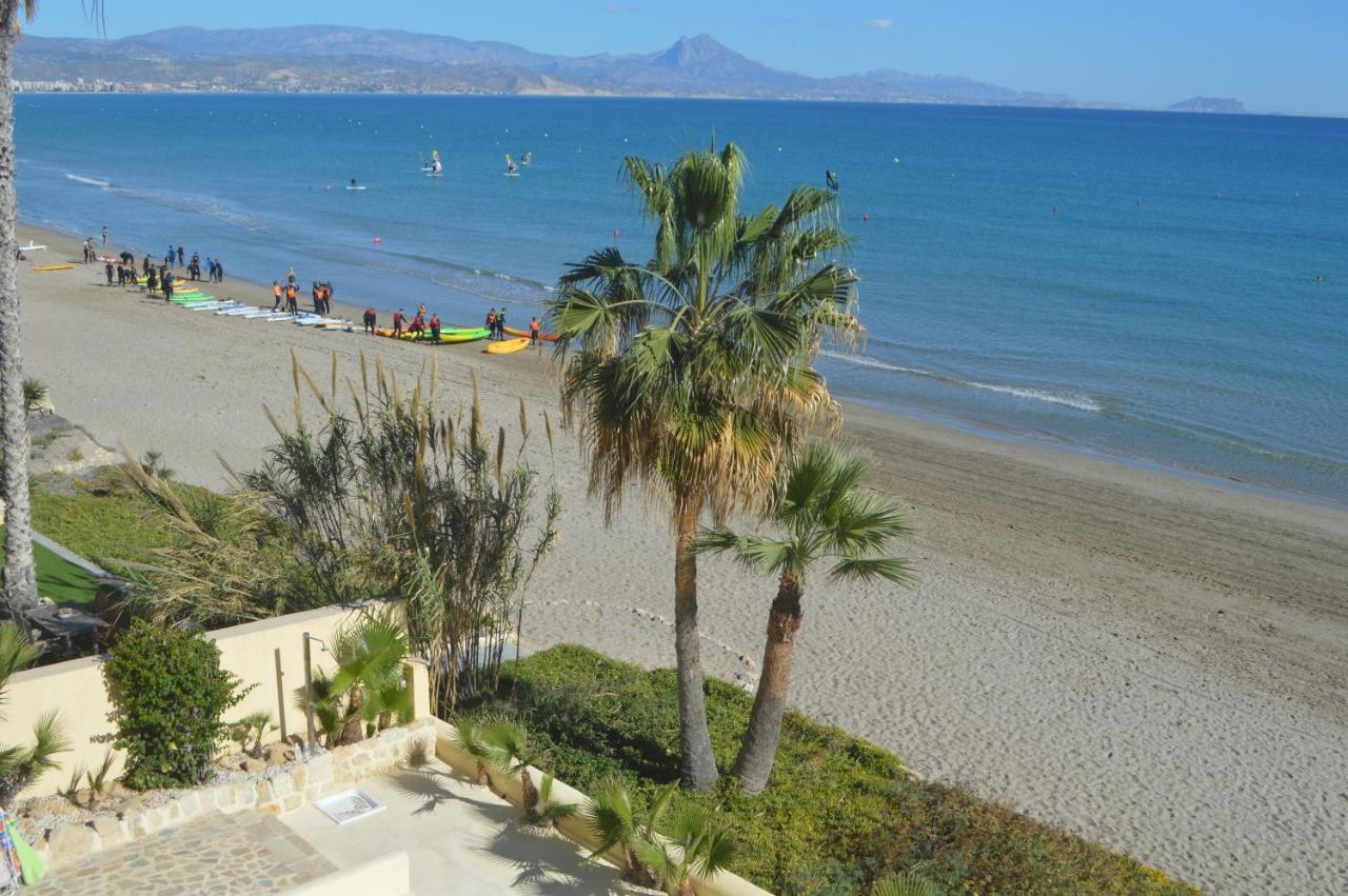 Maravilloso Apartamento Amanecer Cabo A Pie De Playa Y Mar En Chalet Roquetes Alicante Bagian luar foto