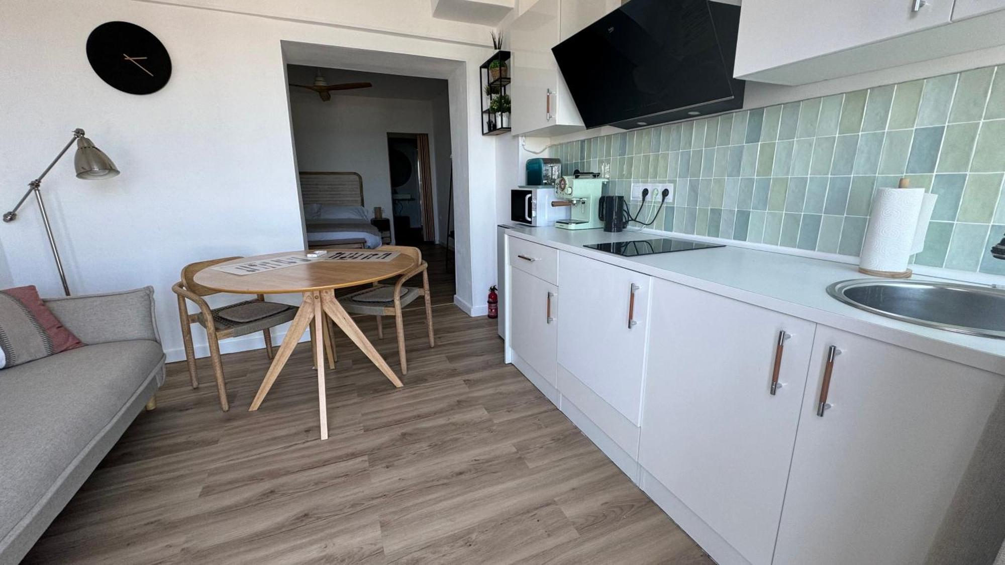 Maravilloso Apartamento Amanecer Cabo A Pie De Playa Y Mar En Chalet Roquetes Alicante Bagian luar foto